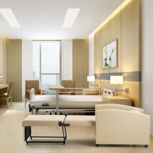 Waiting Areas Overnight Stays Convertible Caregiver Chairs