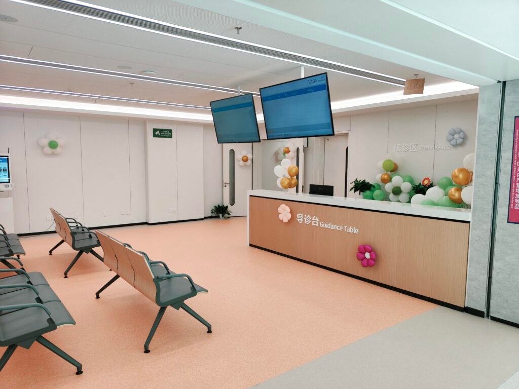 Renovat a modern 1,000 square foot patient care space hospital
