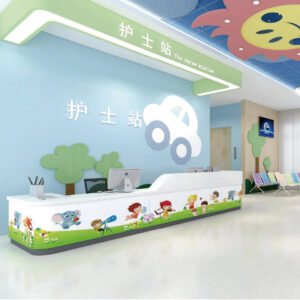 Children's Hospital L Shaped Nurse Station Reception Counter