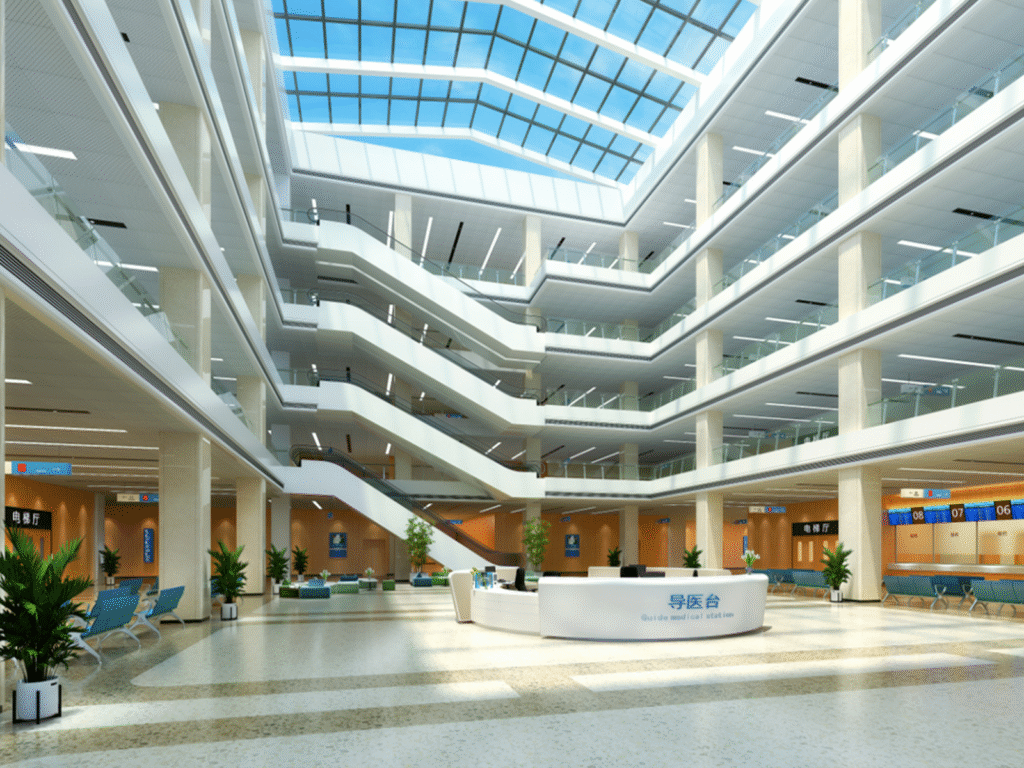 Hospital Waiting Area Chair Reception Desk Solutions